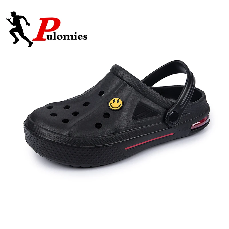 Шлепанцы массажные мужские летняя Уличная обувь для сада и бассейна сланцы мюли