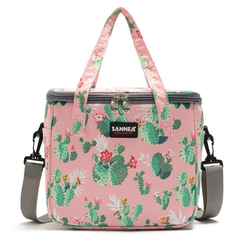 7L водонепроницаемая сумка холодильник с принтом термо обед пикник ящик