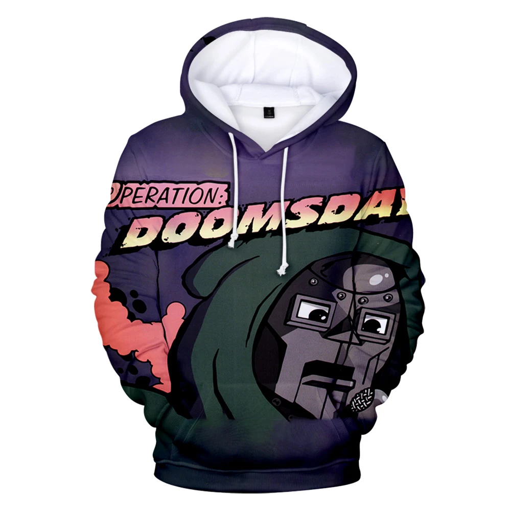 

2021 модная классическая толстовка R.I.P MF DOOM для мальчиков и девочек 3D, повседневный мужской и женский спортивный костюм, худи, уличная одежда с...