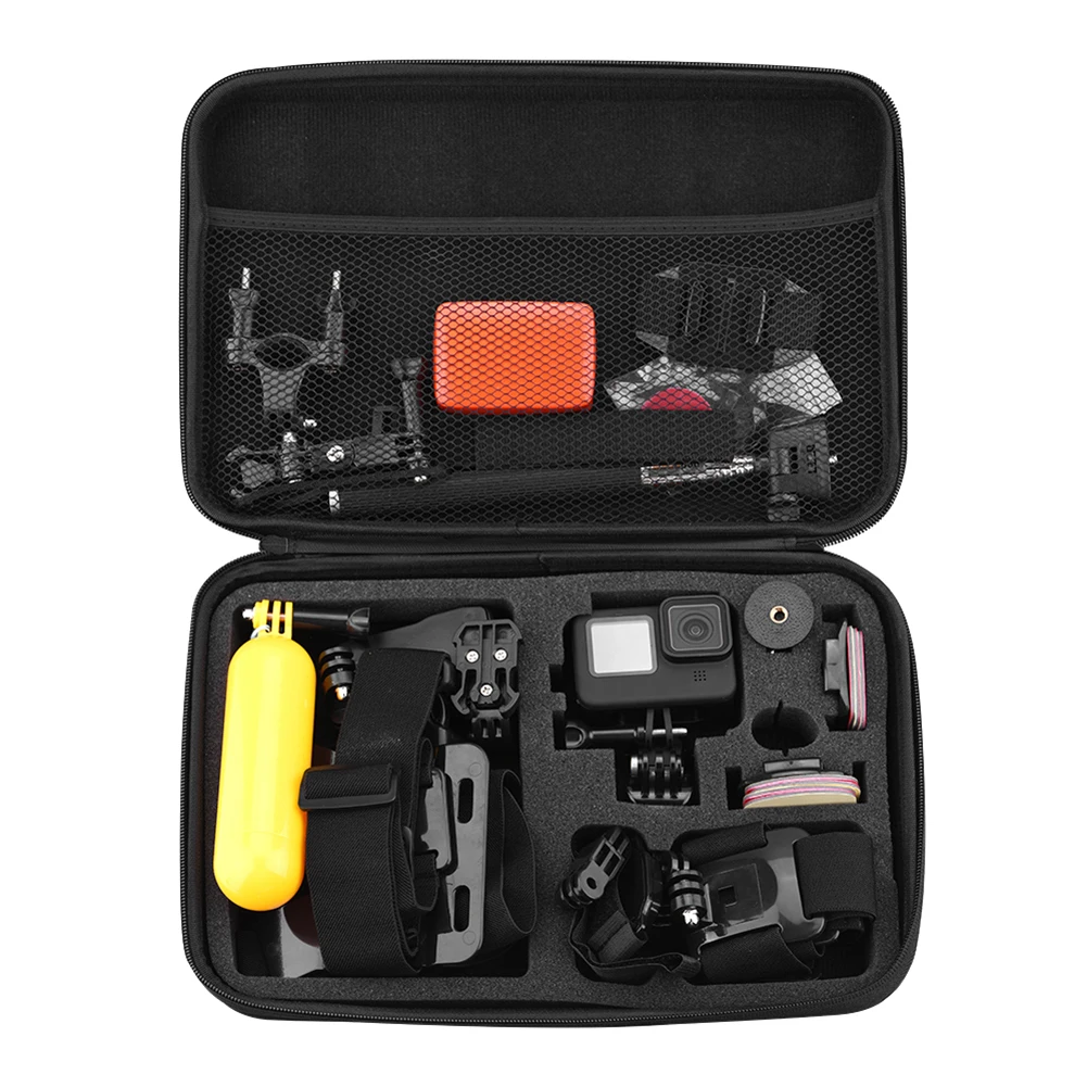 

Splash Proof Hard Shell Laptop Sleeve Carrying Case for GoPro Hero 10 Travel Portable Storage Bag Hero 9 Action Camera Accessory