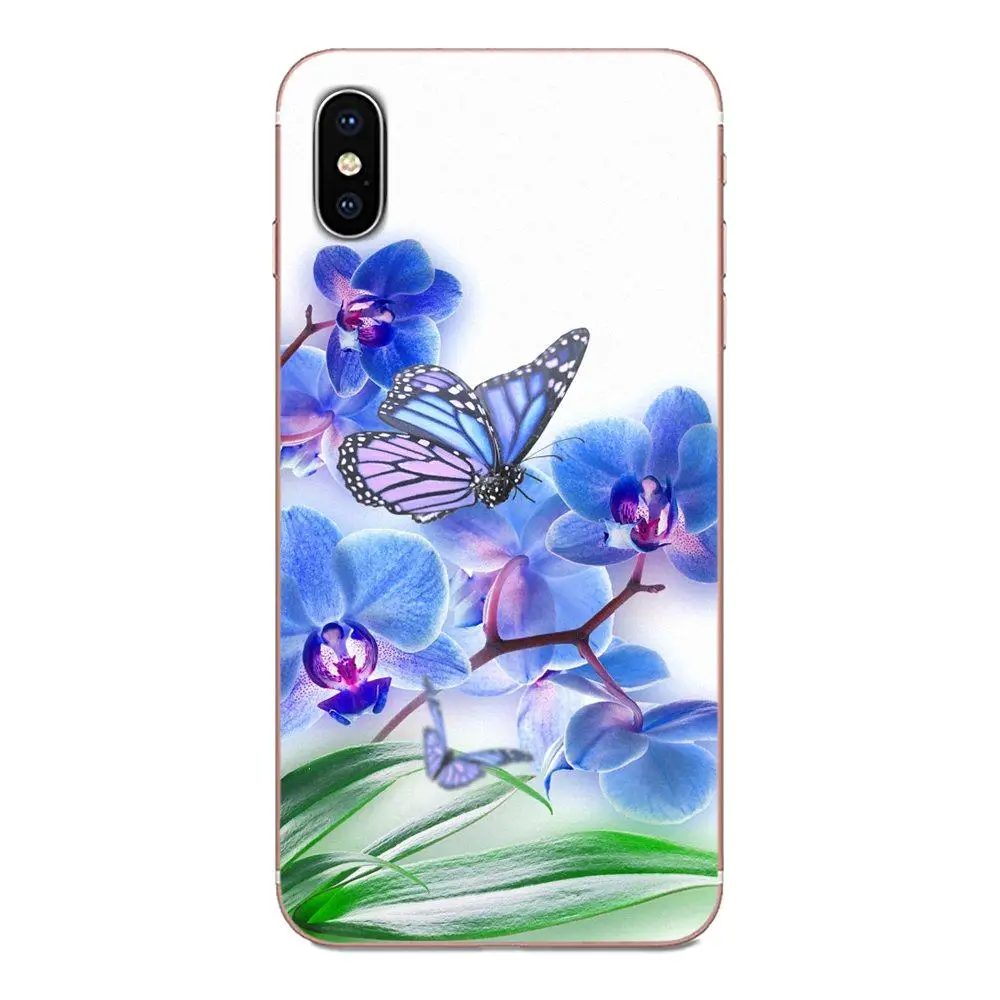 Прекрасный цветочный рисунок бабочки TPU для Huawei P7 P8 P9 P10 P20 P30 Lite Mini Plus Pro Y9 Prime P Smart Z 2018 2019.