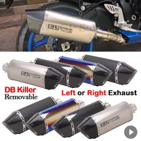 yoshimura universal motorcycle exhaust pipe left muffler db killer escape silencieux moto for ktm 390 gsxr750 nc750x z900 cbr500