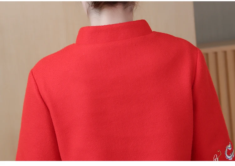 Женское платье размера плюс L-5XL с вышивкой XXL, XXXL, 3XL, XXXXL, 4XL, осенне-зимние элегантные винтажные свободные облегающие повседневные платья, одежда
