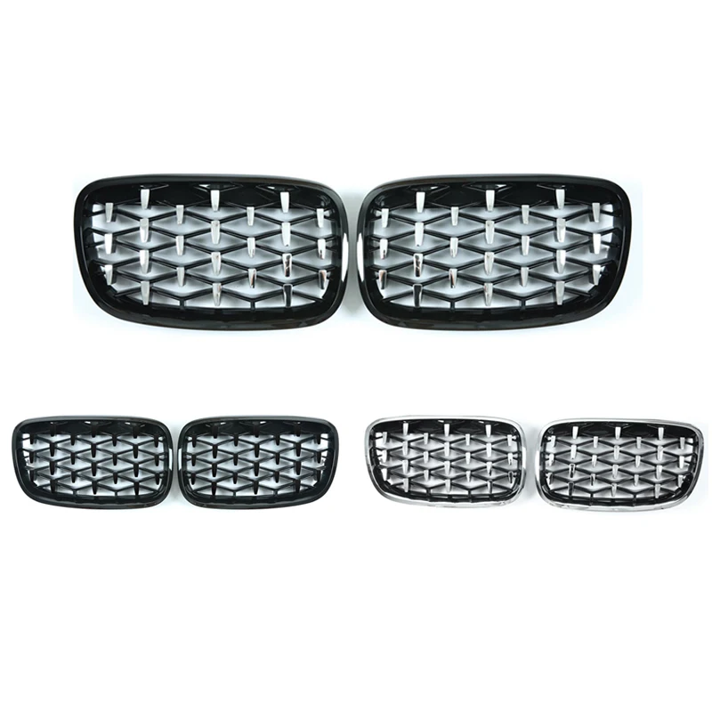 Новое поступление для BMW E70 E71 E72 X5 X6 2007 2013 Автомобильные алмазные грили Передняя