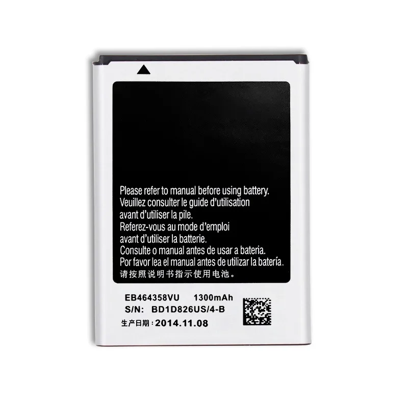 Аккумулятор EB494358VU для телефона Samsung Galaxy Ace S5830 S5660 S7250D S5670 i569 I579 GT S6102 S6818 1350