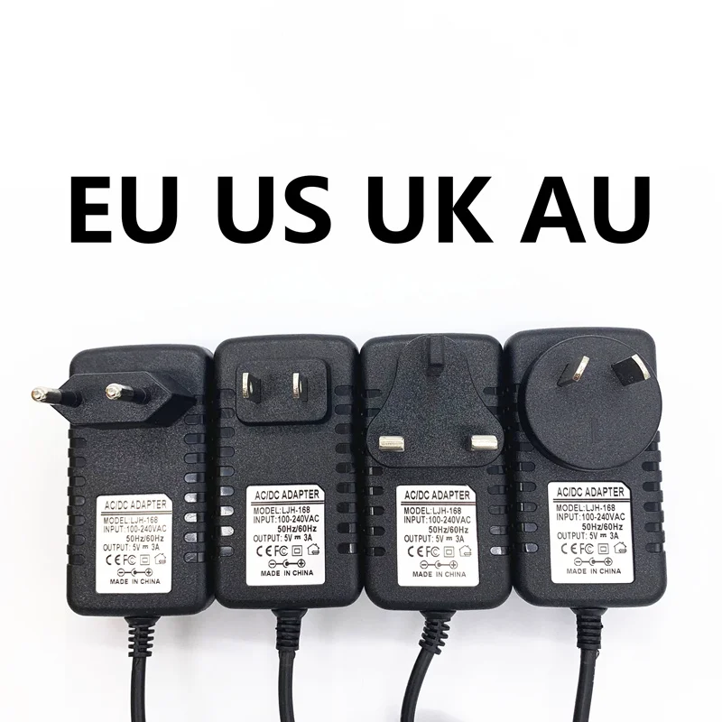 Для Raspberry pi 4 DC 5 V 3A кнопка переключения питания адаптер Micro USB порт в вольт для