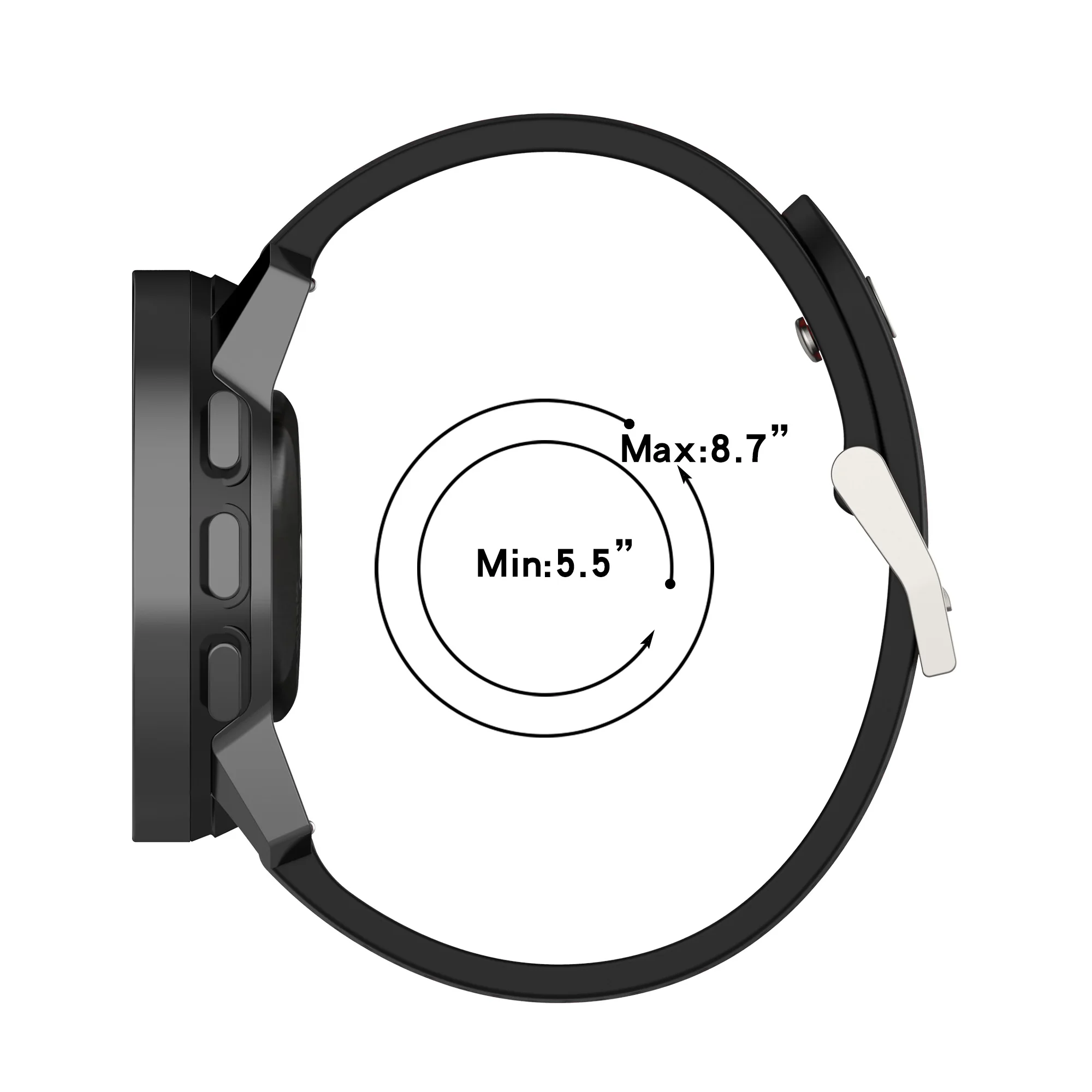 Silicone Sport Band For SUUNTO 9 PEAK Official style Watch Strap For SUUNTO 3 Replace Wristband Watchband Bracelet Accessories