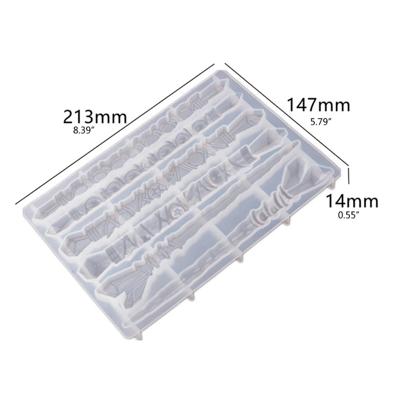 

13MC Ceremony Hairpin Mold for Resin Jewelry Resin Hair Pin Making DIY Craft