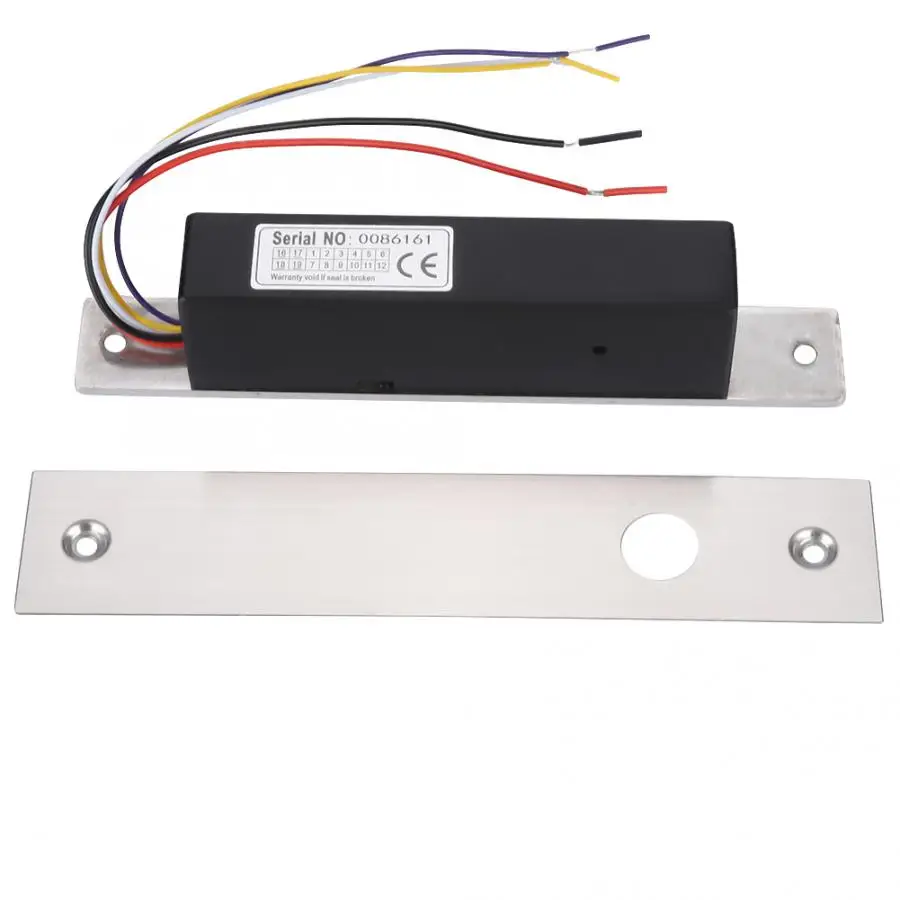 Новый Электрический магнитный дверной замок постоянного тока 12 В/24 В 1000 кг