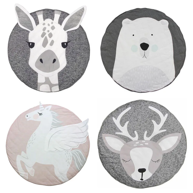 1 шт., детские игрушки для новорожденных, коврик для скалолазания, мягкий коврик для сна для младенцев, хлопковые игровые коврики с ушками кролика, детское одеяло для ползания