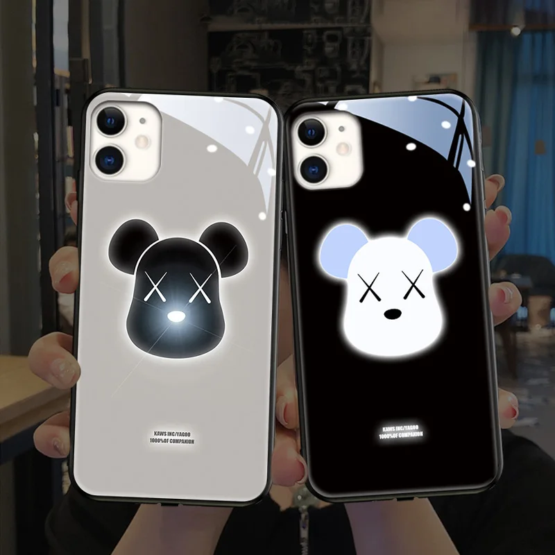 

Suitable For iphone12/Pro/Mini/Promax Call Flashing Mobile Phone Case Voice Control Colorful Mobile Phone Case