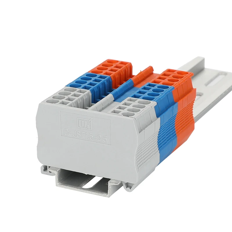 D-ST1.5-2.5 Торцевая Крышка для клеммных колодок на Din-рейку ST1.5 ST2.5 и PT2.5 | Обустройство