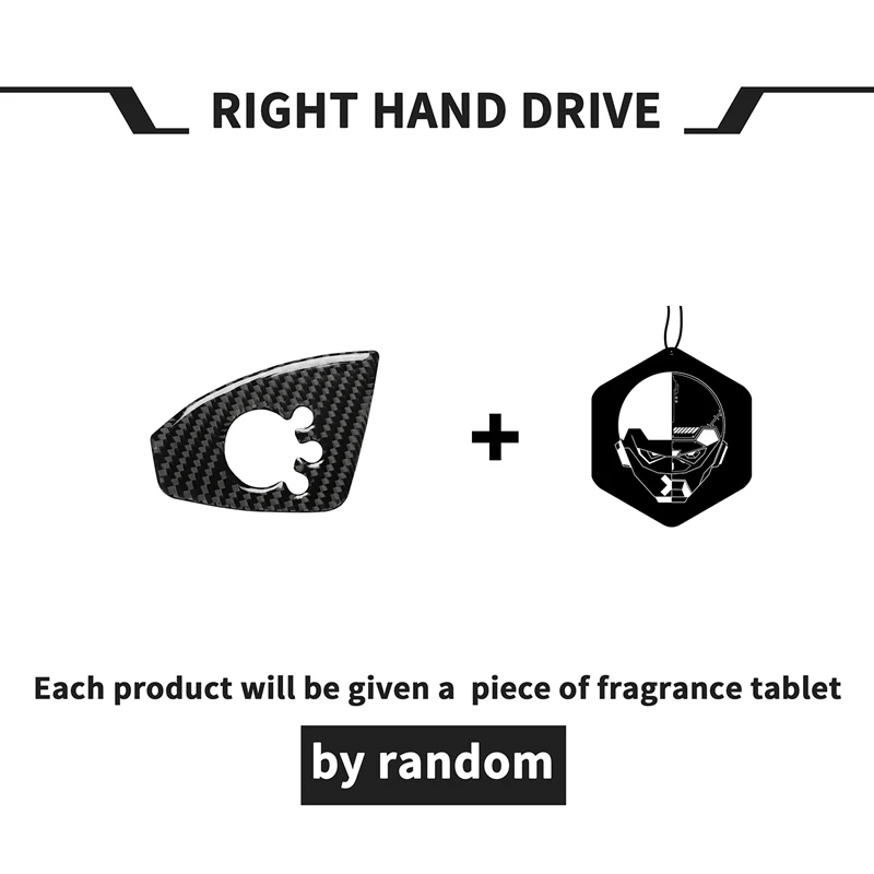 

for TT 2008-2014 Car Interior Accessories Carbon Fiber Sticker Passenger Car Door Button Sticker a Type Right Drive