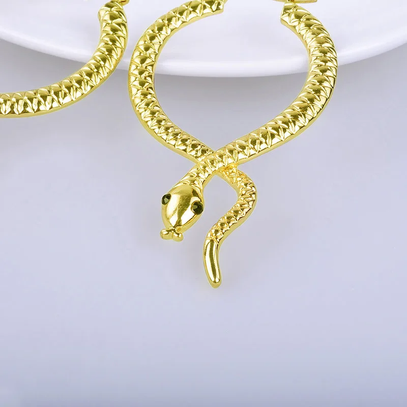 Золотые серьги-кольца милая змея для женщин серьги подвески женские золотые |