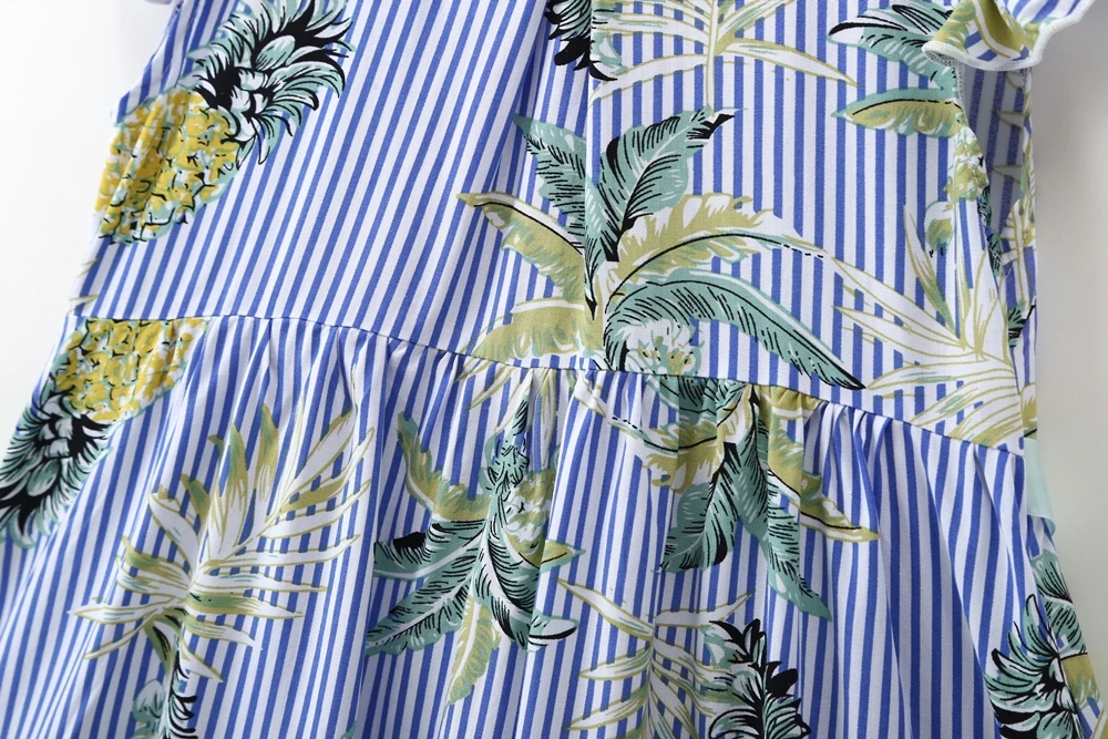 Летнее крутое детское платье платья для девочек хлопковая детская одежда