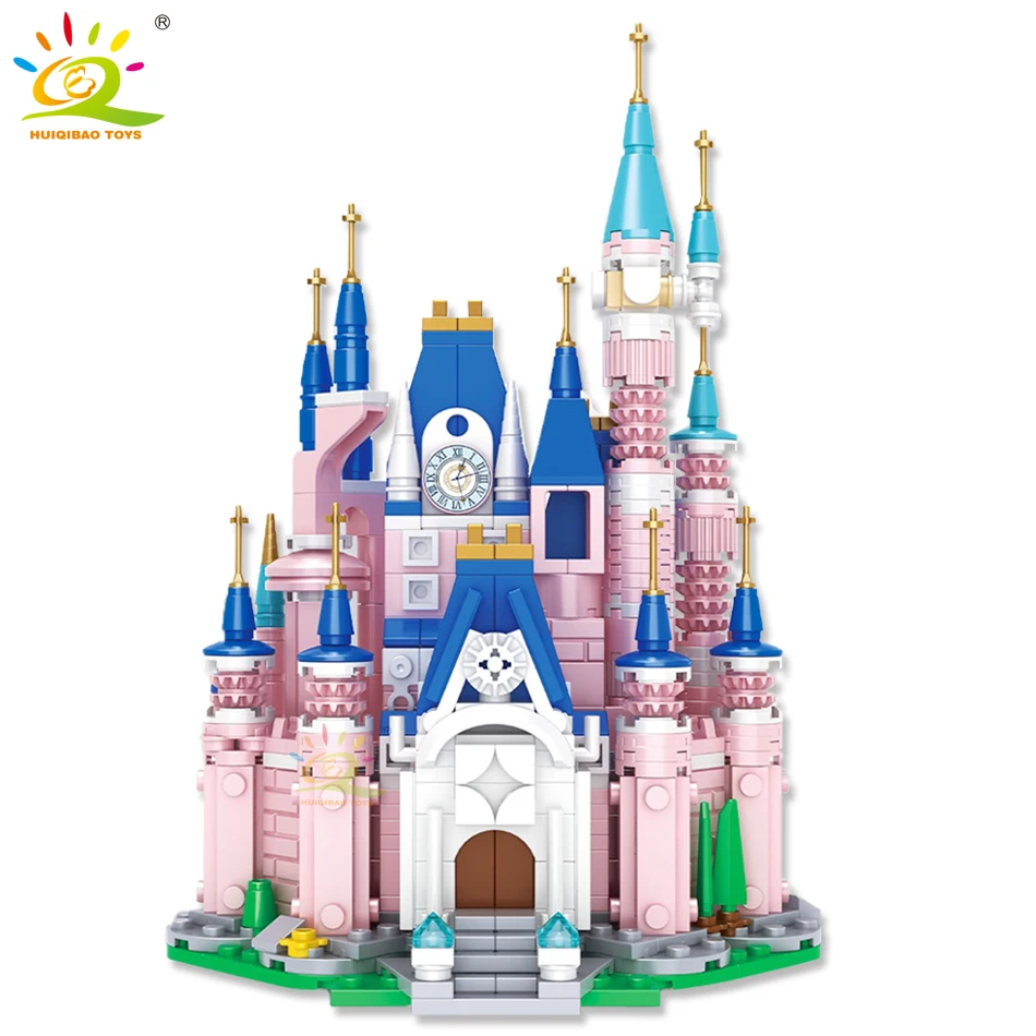 Конструктор дворец принцессы HUIQIBAO 596 блоков серия друзей с фигурками для девочек
