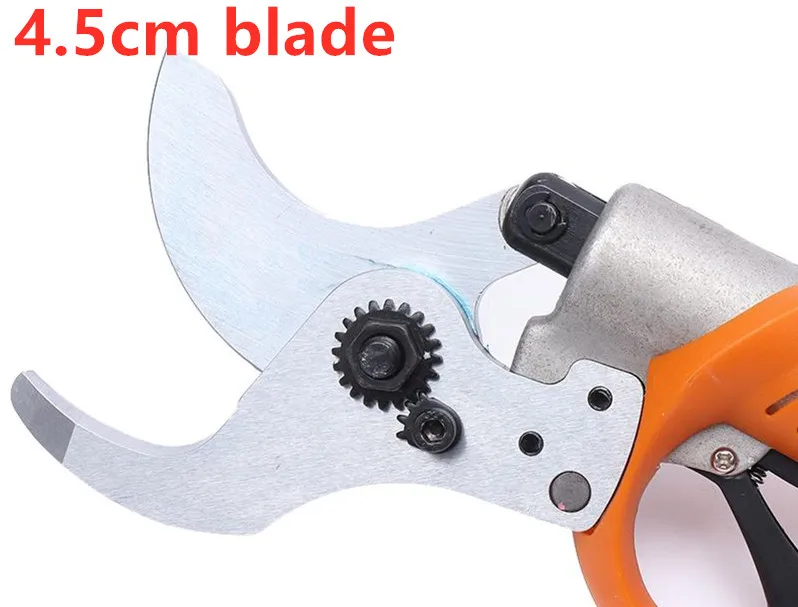 4.5cm blade 450 Вт электрические ножницы Электрический секатор 36 В 4400 мАч литиевая батарея Электрический секатор ножницы садовые ножницы для фруктового дерева сад - Цвет: 4.5cm blade
