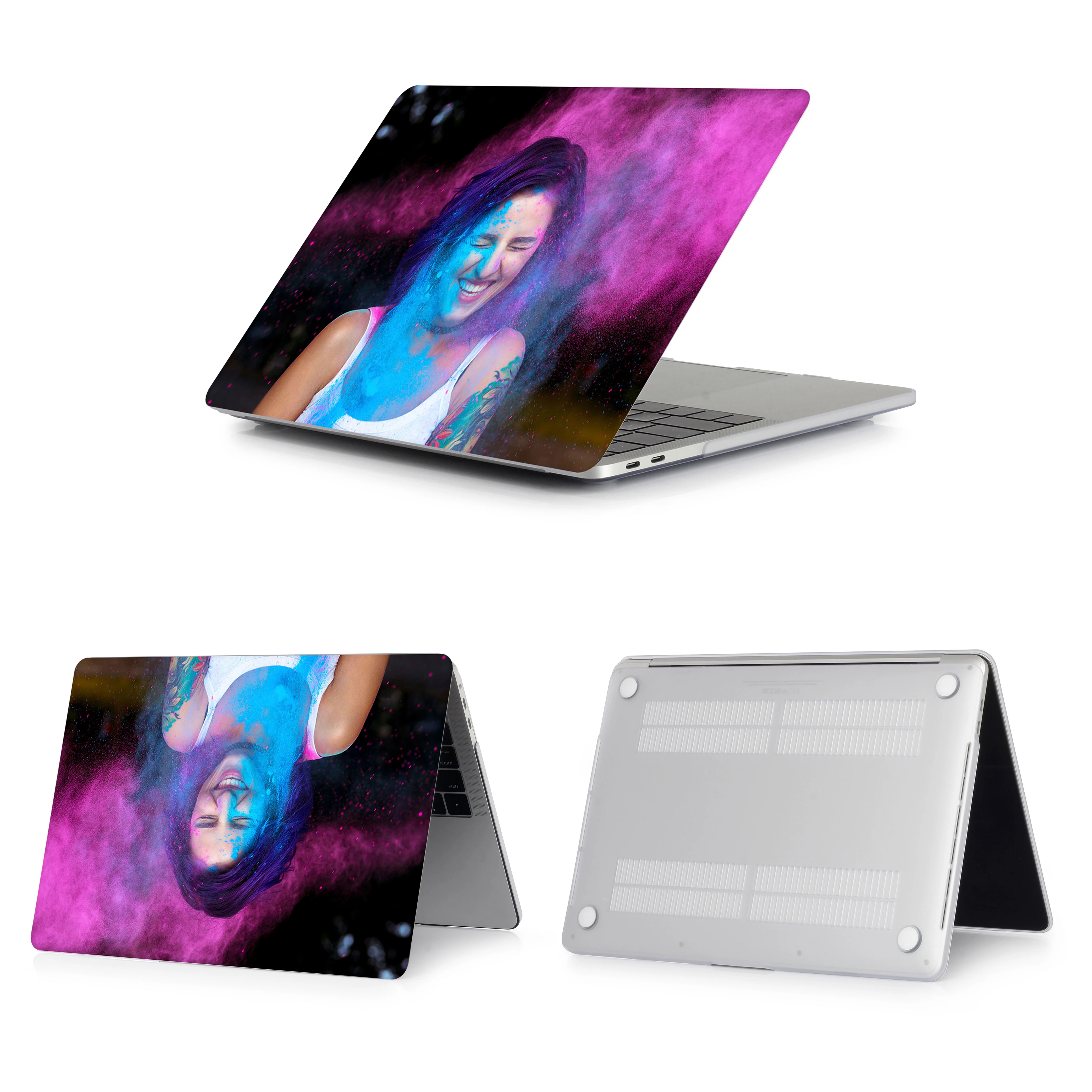 Чехол с цветной печатью HD для Apple MacBook Air 13 3 11 Pro 15 Retina 12 сумка ноутбука 2020 нового