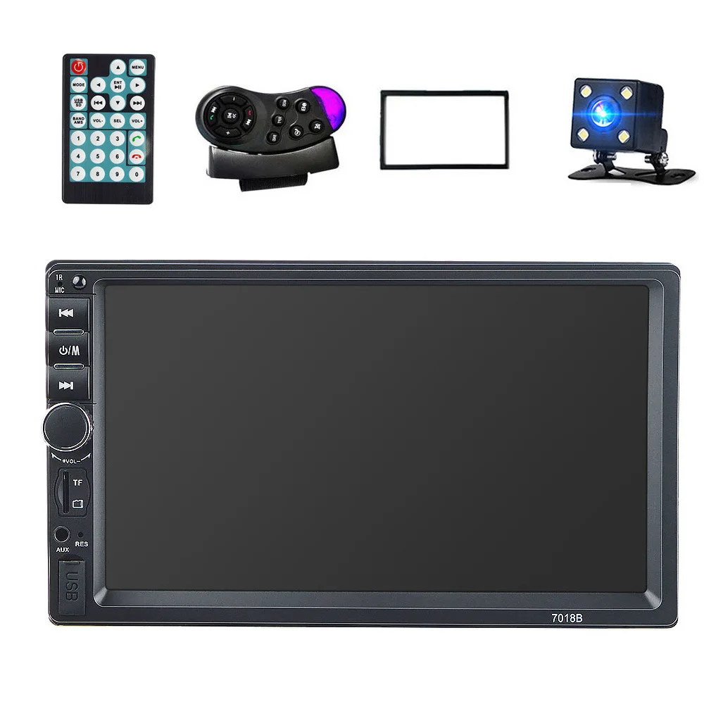 remote frame camera 2din автомобильный Радио Bluetooth мультимедийный плеер HD " сенсорный экран Авто Аудио 2 din стерео приемник MP5 USB TF FM камера - Цвет: remote frame camera