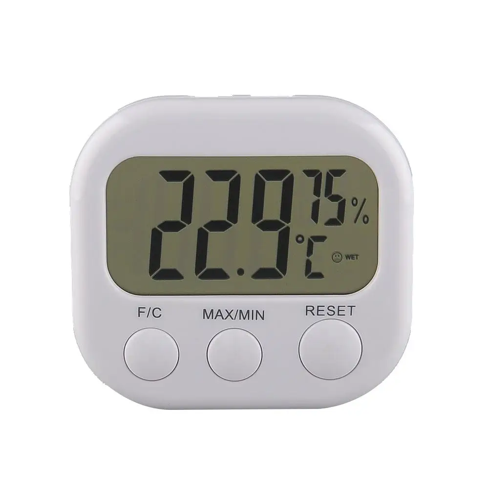 

New Portable Digital Hygrometer Thermo Thermometer LCD Display White TA668