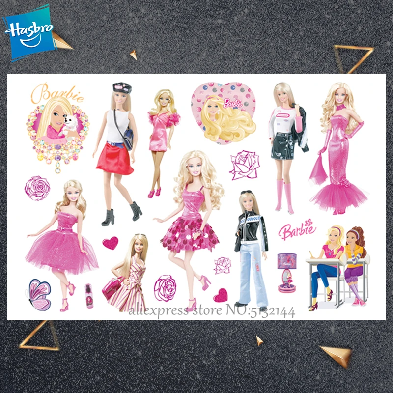 Hasbro детская мультяшная кукла Подростковая Временная тату наклейка Новинка