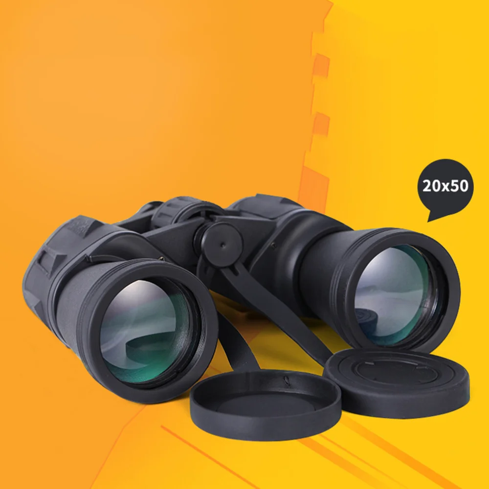 

20x50 Black Binoculars Telescope Low Light Night Vision Outdoor Portable Binocular High Power Telescope for