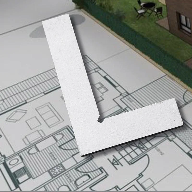 Квадратная прямая угловая Инженерная линейка инструмент для точных измерений
