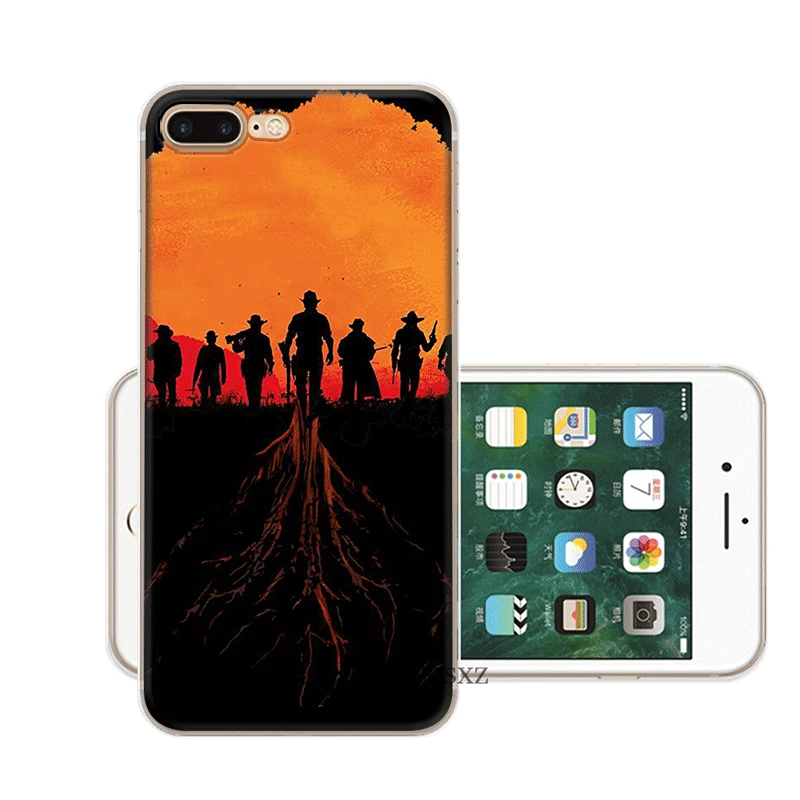 H9 Чехол для мобильного телефона iPhone 5 5S SE 6 6S 7 8 Plus X XR XS Max, Жесткий Чехол, крутая игра, красные изображения из фильма «Red Dead Redemption» 2 - Цвет: H9