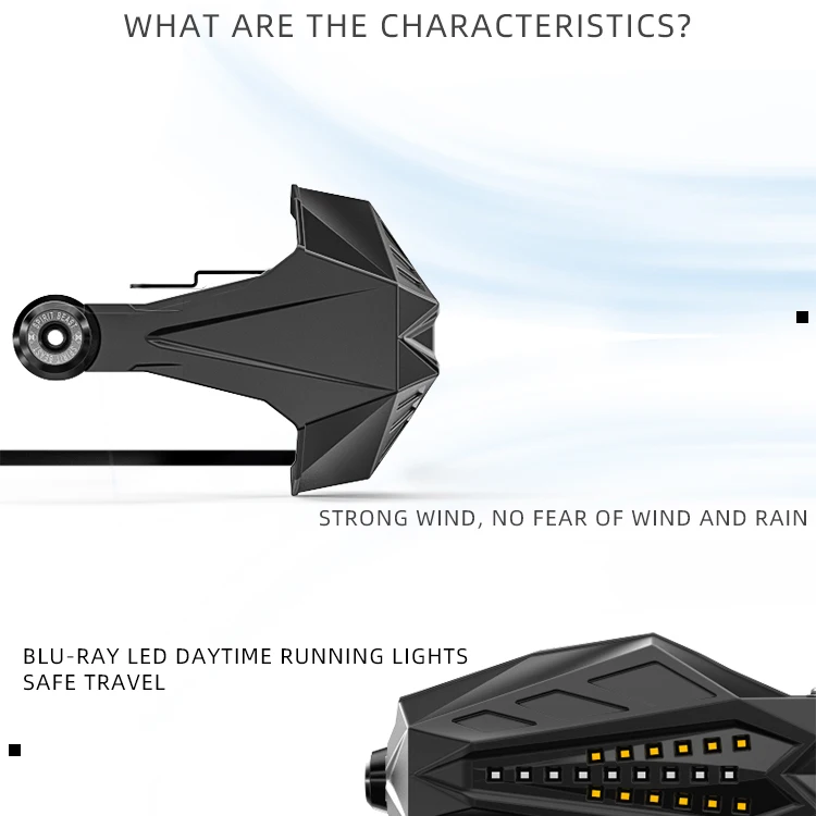 Motorcycle Handguard Baffle Waterproof Windproof Motocross Grip Protection SPIRIT BEAST Universal Windshield Hood free shipping |