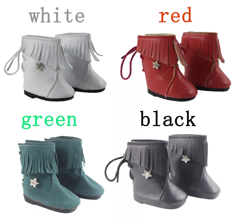 1 пара ботинок (опционально) кукольные ботинки разных цветов для американской
