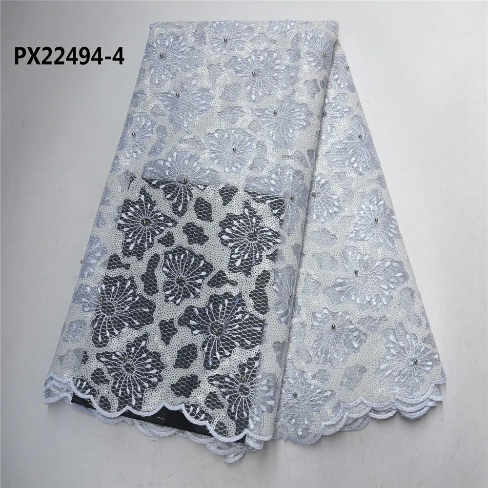 Королевский синий хорошая цена Высококачественная Тюлевая кружевная органза