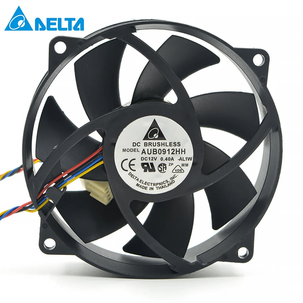

Кулеры для процессора delta AUB0912HH 9025, 9 см, 90 мм, 12 В, 0,40 А