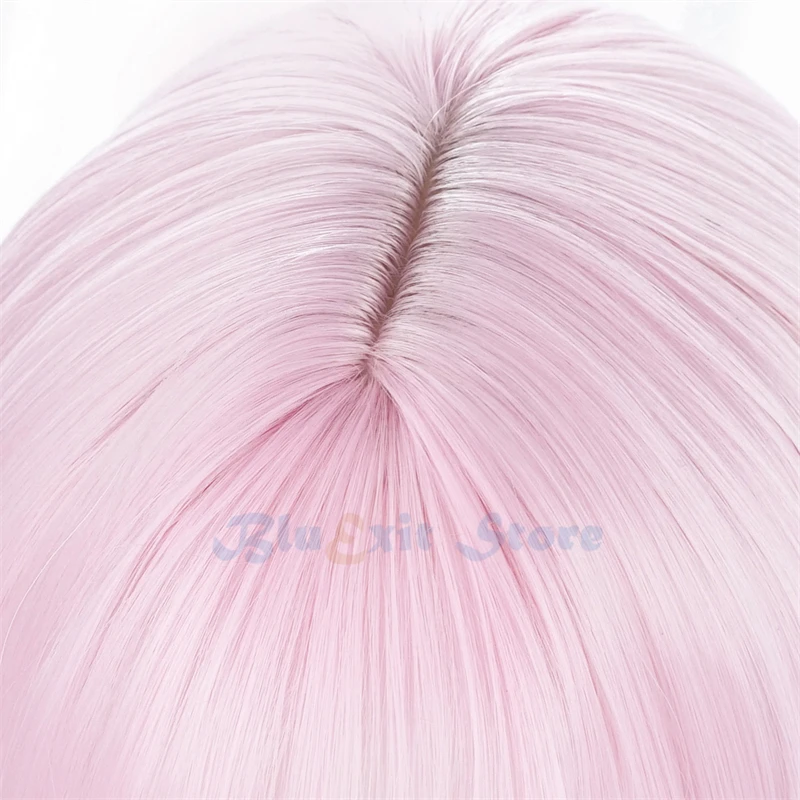 

Gradient Light Pink Blue Lolita Wig Straight Long Synthetic Hair Bangs Harajuku Princess Sweet Girls Youtuber Daily Wear 143