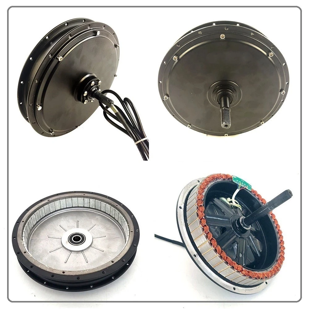 Переднее/заднее Бесщеточное моторное колесо для электровелосипеда 48 В 1000 Вт