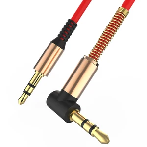 Car Aux Cord 1m Nylon Jack Audio Cable 3.5 mm To 3.5mm Aux Cable Male To Male Cloth Audio Aux Cable  in Pakistan
