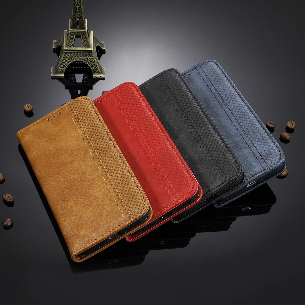 Чехол для Xiaomi Redmi 8A винтажный кожаный чехол бумажник в стиле бумажника 8 A с