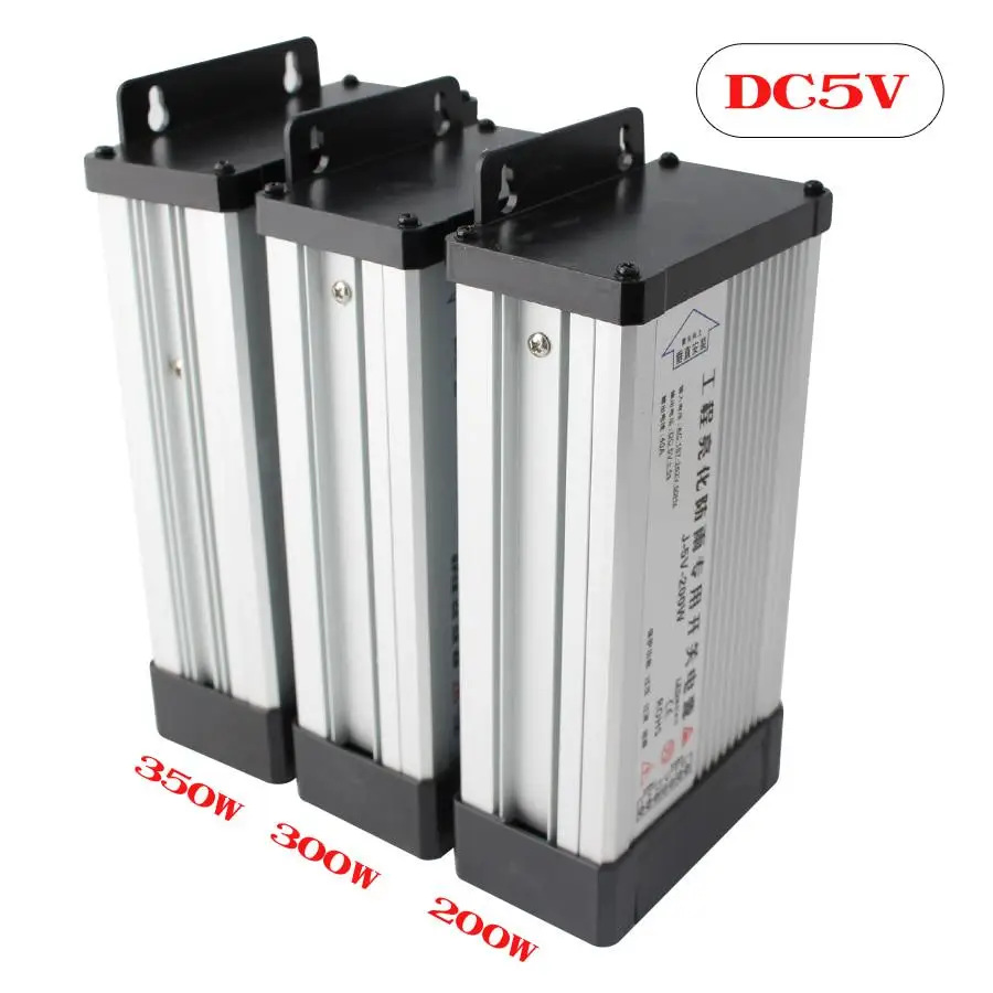 AC DC Водонепроницаемый Светодиодный драйвер Трансформатор 220 В 24 вольт импульсный