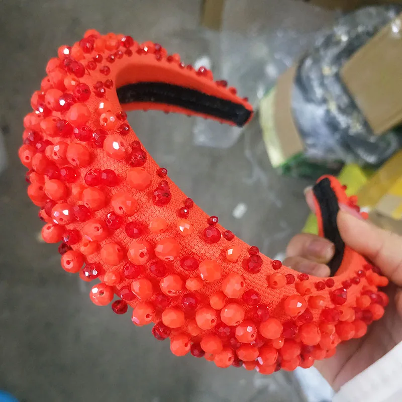 Корона для девочек с кристаллами и красными бусинами диадема невесты свадебное