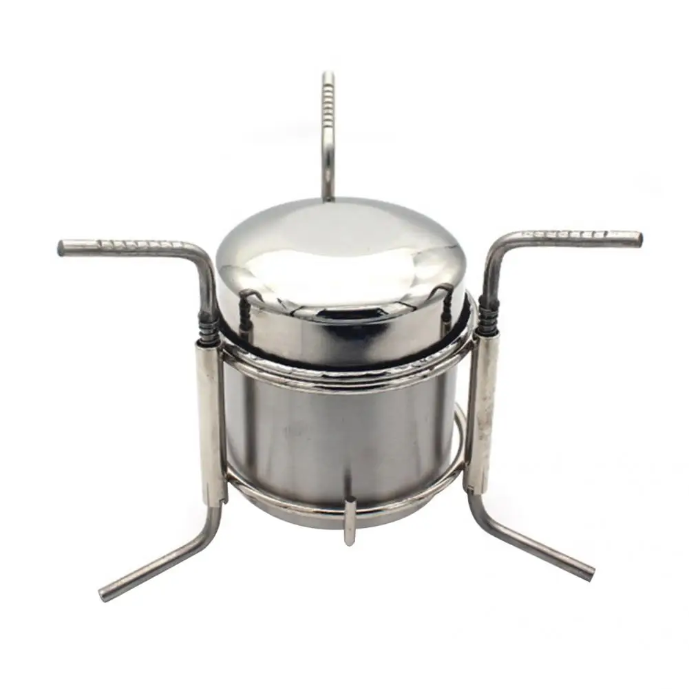 Спиртовая горелка с нержавеющей крышкой из стали | Спорт и развлечения