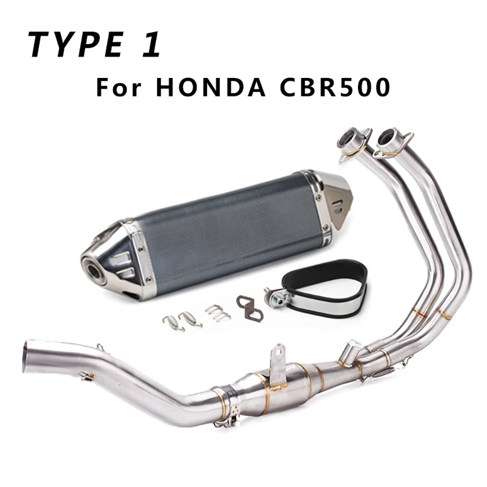 

Suitable for Honda Motorcycle CBR500 Front Exhaust Pipe Modification Yoshimura Carbon Fiber Exhaust Pipe