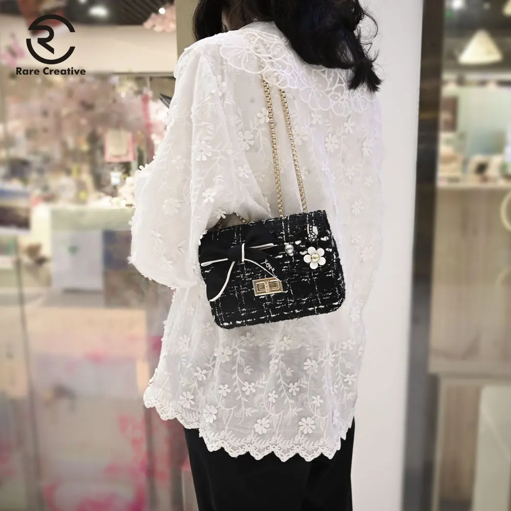 Редкие креативные цветы буквы DIY сумки через плечо Принцесса Прекрасный бренд