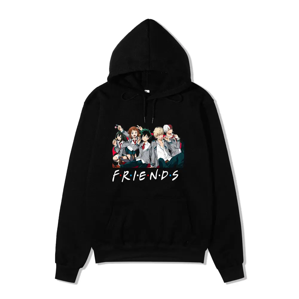 

Harajuku My Hero Academia Unisex Hoodies Japanese Anime Kirishima Eijirou Printed Men's Hoodie Streetwear Casual Sweatshirts