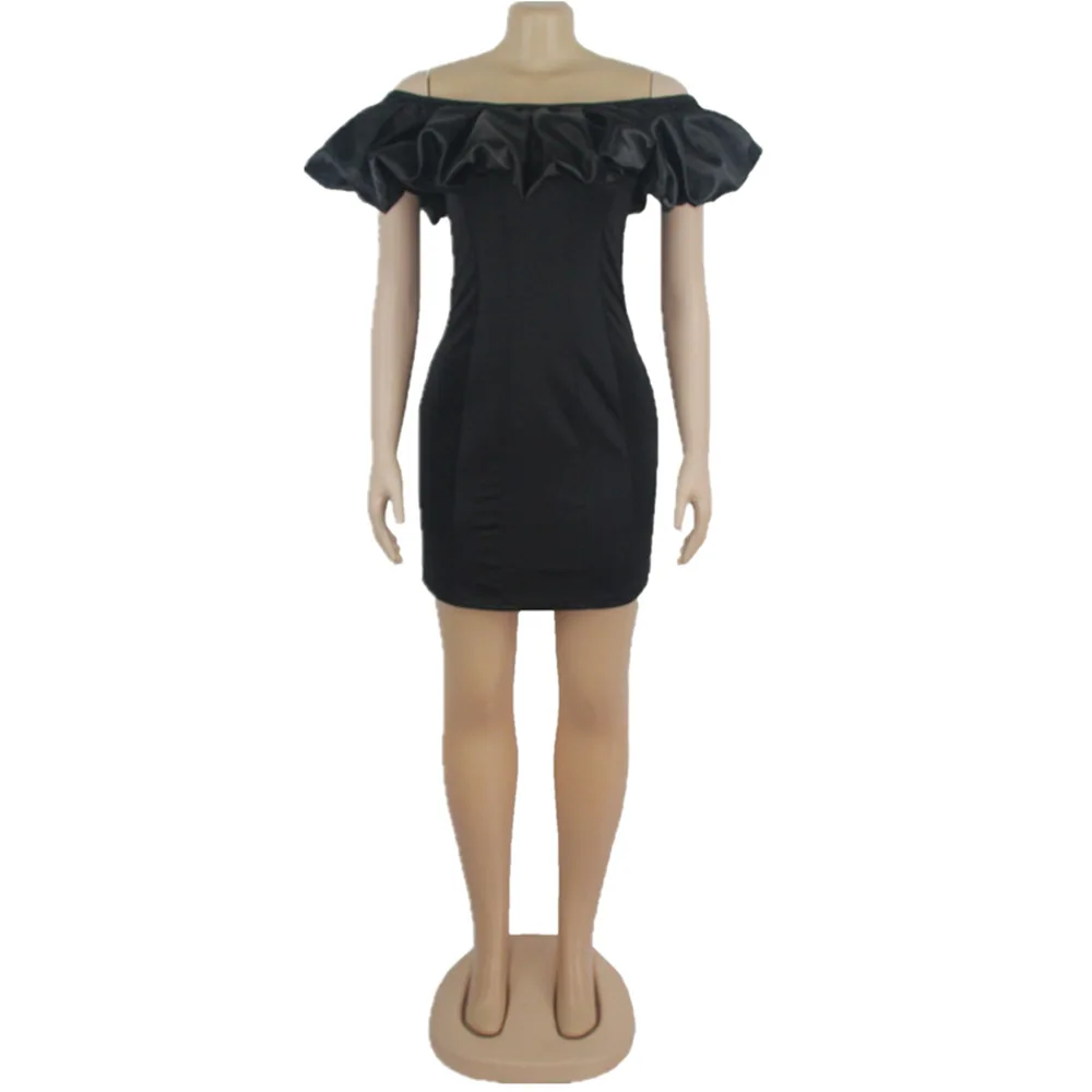 

Women's sexy off shoulder skirt