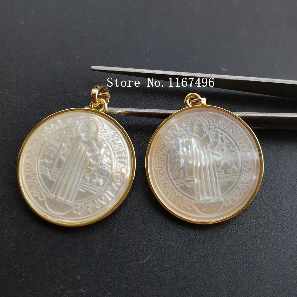 5 шт./лот 25 мм натуральный круглый Сан Бенито мать кулон с жемчужной раковиной