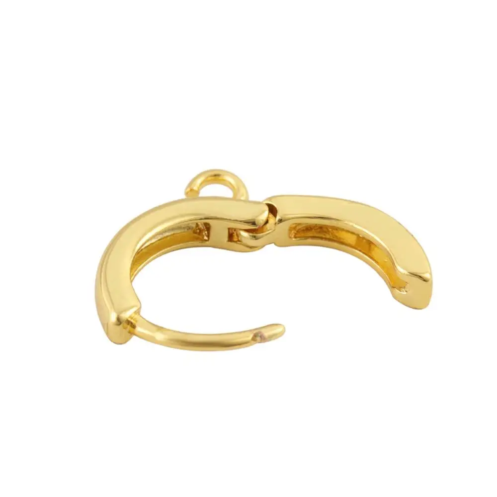 Fostfo Простые Модные Позолоченные серьги крючки покрытые французскими серьгами