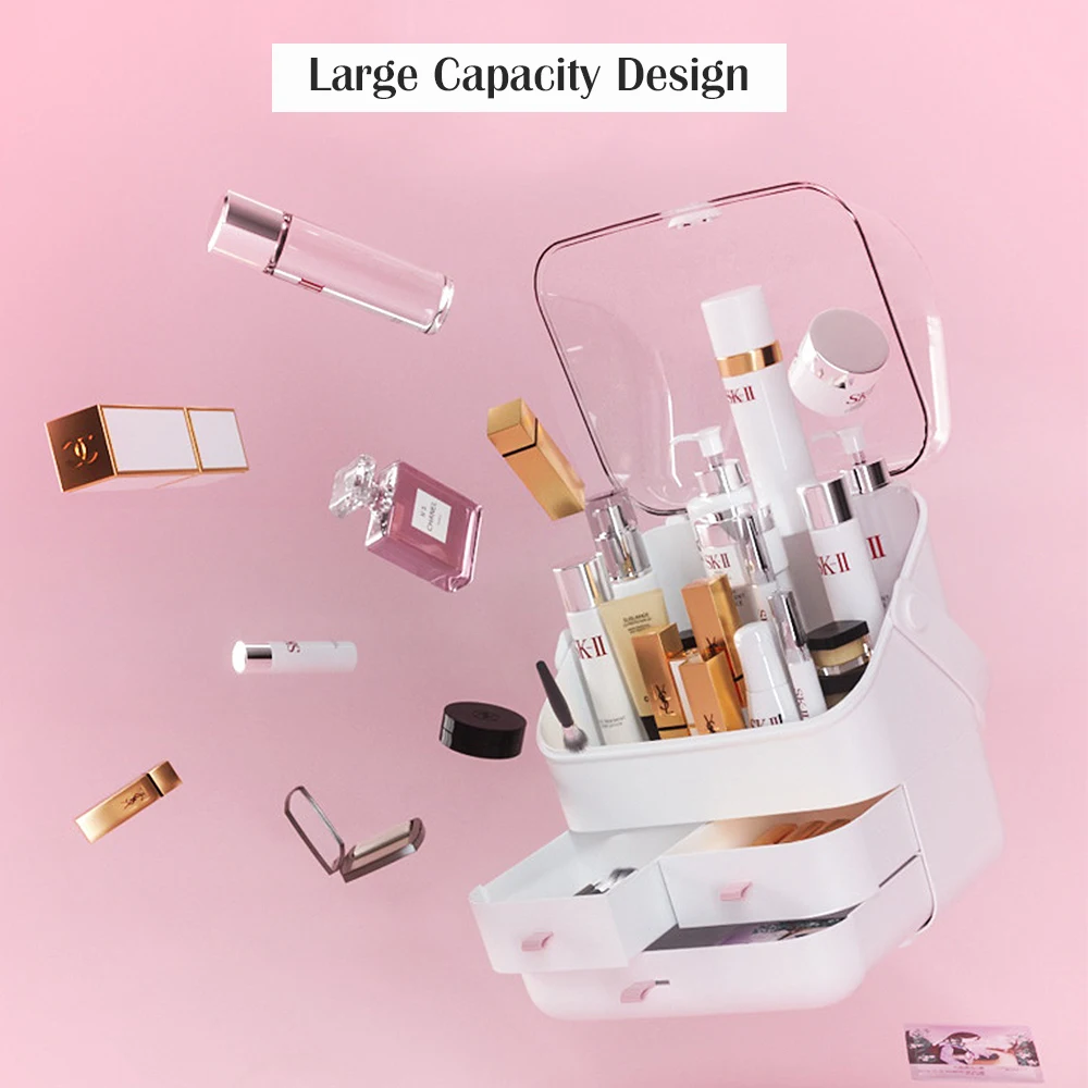 Водонепроницаемые контейнеры для косметики прозрачный органайзер шкатулка