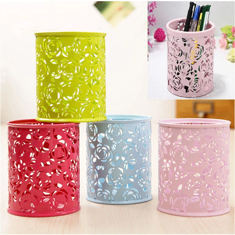 Полый Настольный ящик для хранения Розы органайзер Цветочная фотография