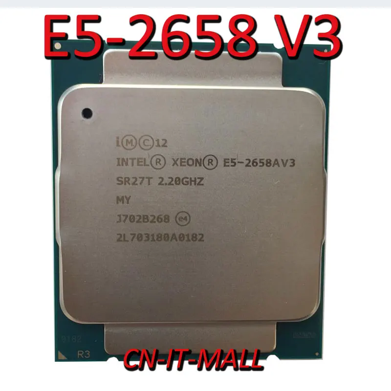 Intel Ксеон E5 2658 V3 2658V3 Процессор 2 ГГц с возможностью погружения на глубину до 30 м 12