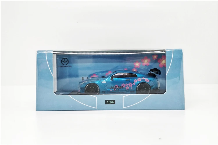 Модель времени 1/64 Nissan Skyline GT-R R35 японская Гора Фудзи сакула Хацунэ Мику литья под давлением модель автомобиля