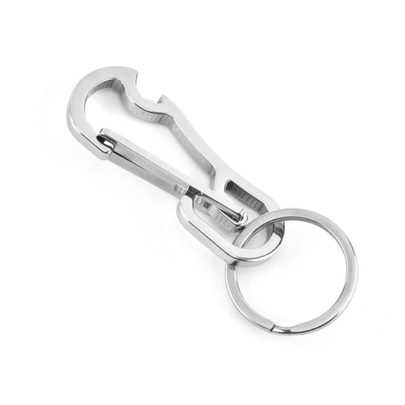 Креативный быстросъемный карабин из титанового сплава для ключей на открытом